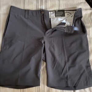 Brand New Callaway Golf Shorts Size 34 Dark Gray